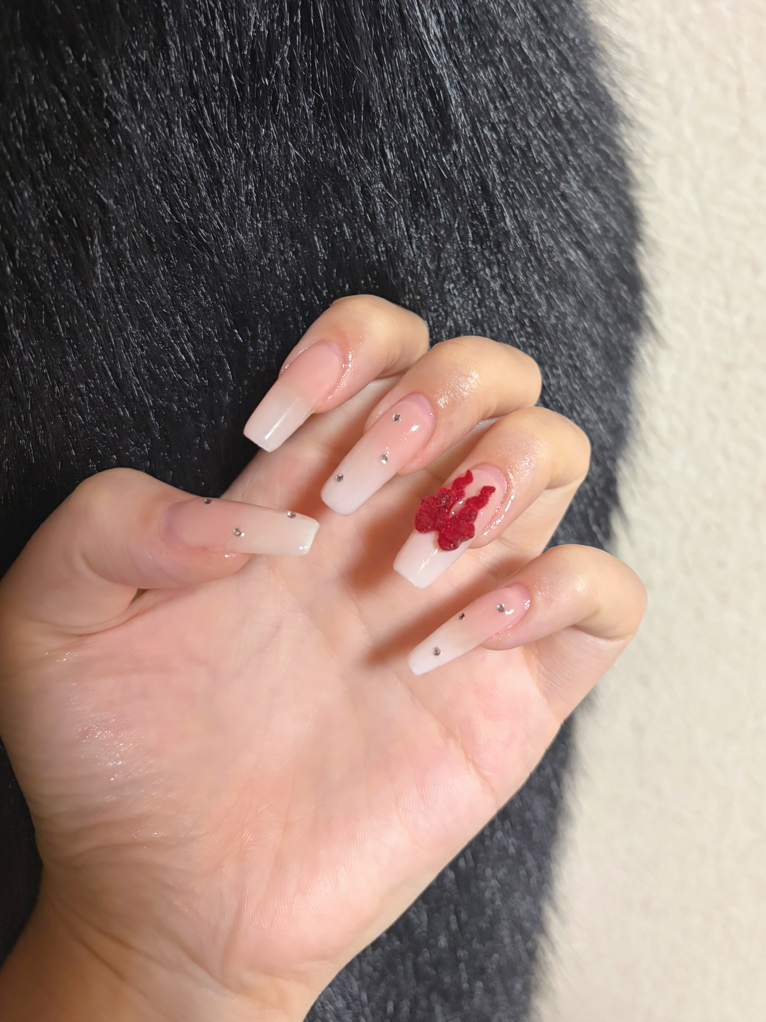 ジェルネイル（ライト対応）/セリア/ジェルネイルを使ったクチコミ（3枚目）