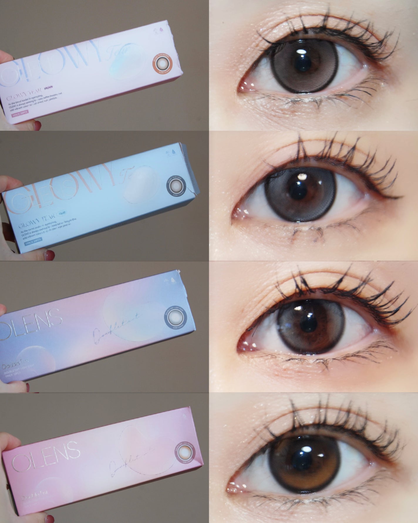 Double Tint 1day/OLENS/カラーコンタクトレンズを使ったクチコミ(4枚目)