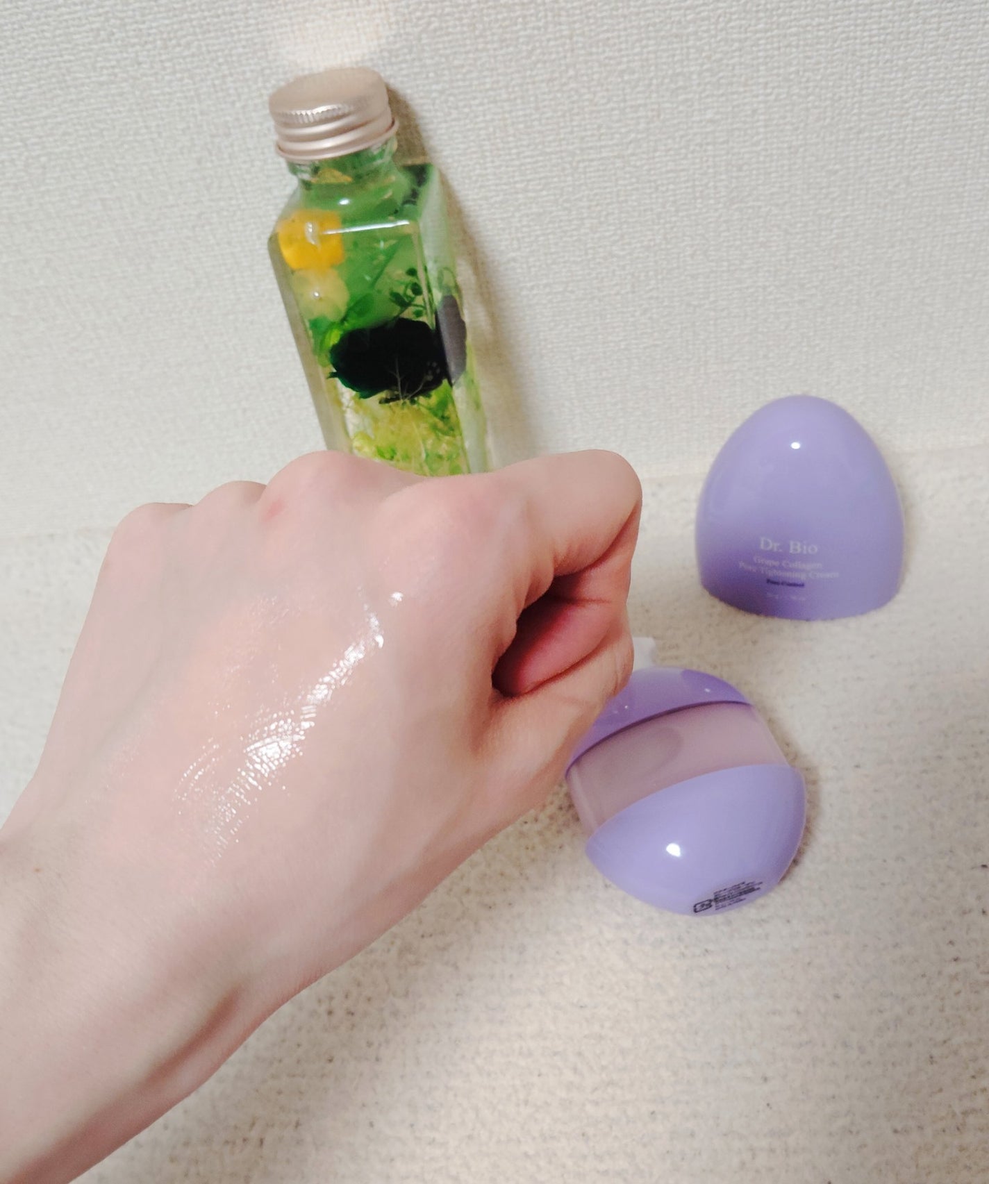 グレープコラーゲン 毛穴タイトニングクリーム/Dr.Bio/フェイスクリームを使ったクチコミ(4枚目)