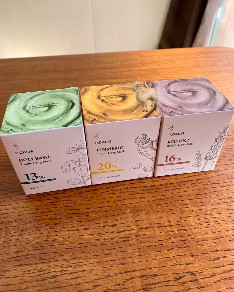 ホーリーバジル炭酸バブルパック/P.CALM/洗い流すパック・マスクを使ったクチコミ（2枚目）