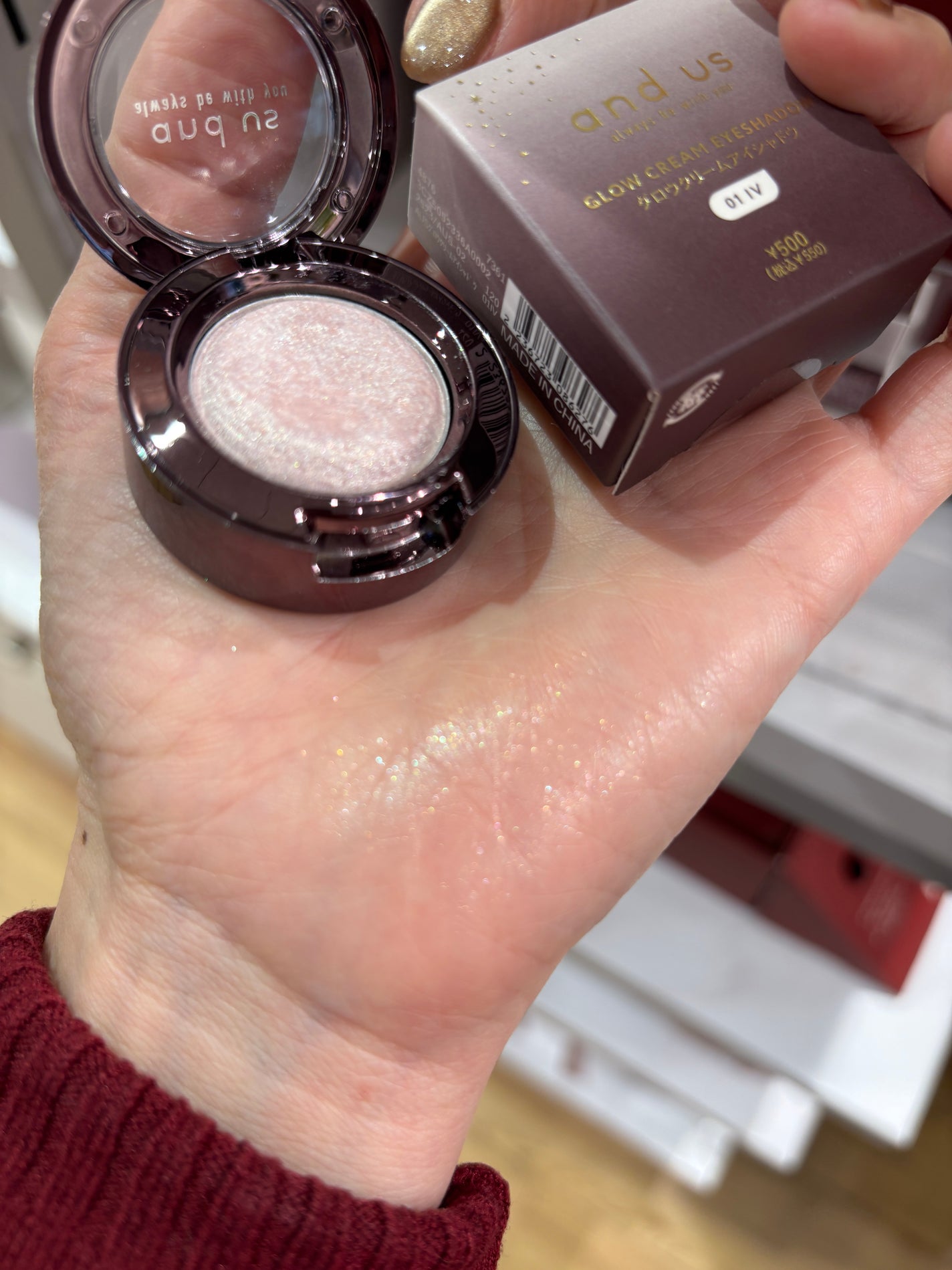 グロウクリームアイシャドウ/and us/ジェル・クリームアイシャドウを使ったクチコミ(5枚目)