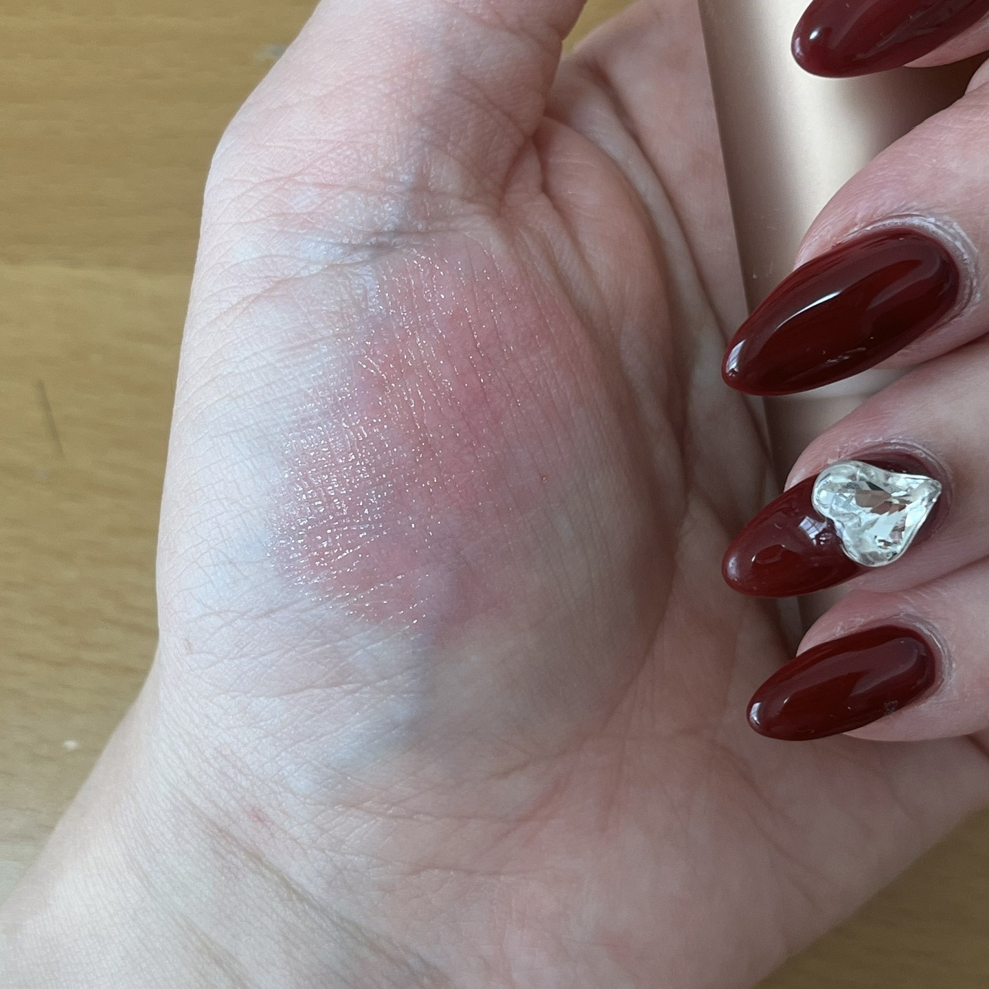 ベアーシャインリップバーム/mude./口紅を使ったクチコミ（3枚目）