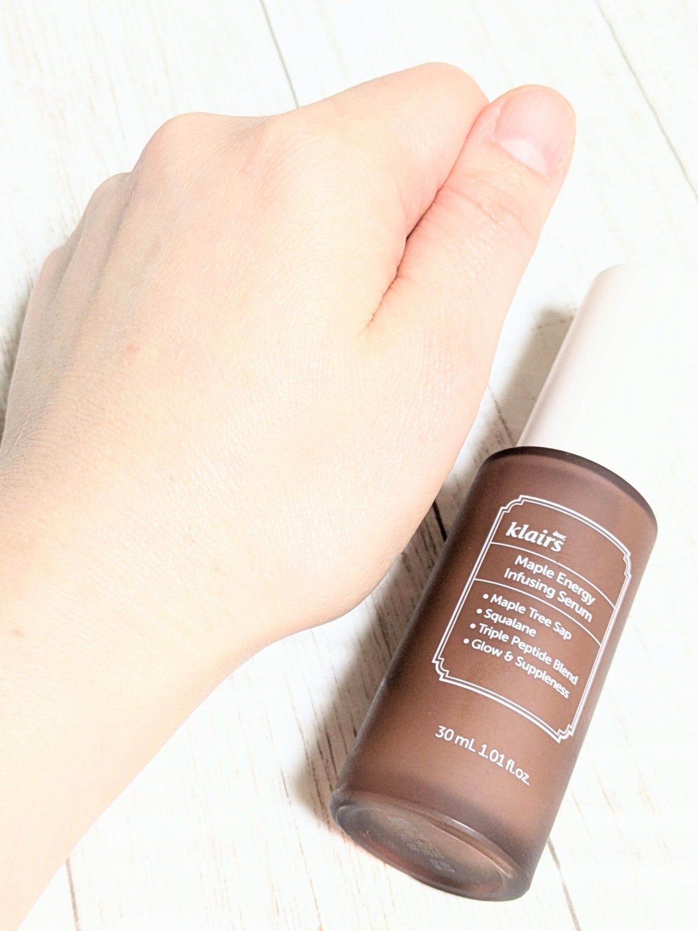 メープル毛穴シロップセラム/Klairs/美容液を使ったクチコミ(3枚目)
