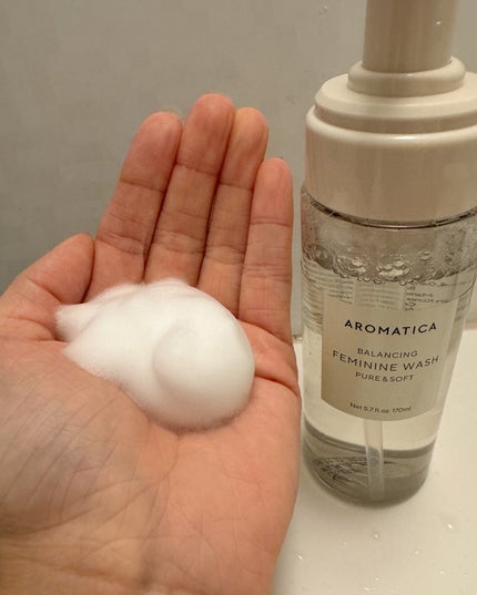 ピュア&ソフトデリケートゾーンソープカモミール&ティーツリー/AROMATICA/デリケートゾーンケアを使ったクチコミ(3枚目)