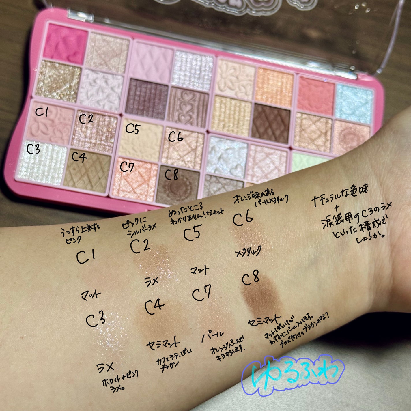 スーパーかわいい!パレット/キャンメイク/アイシャドウを使ったクチコミ(7枚目)