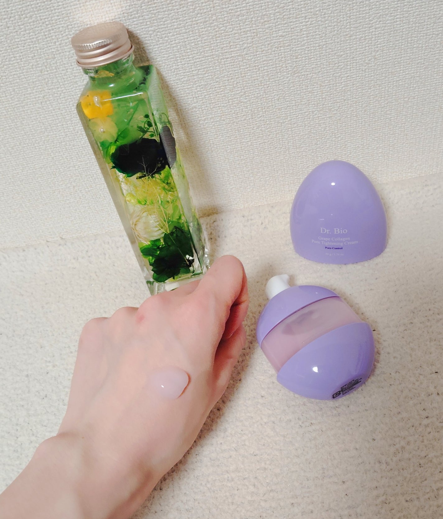 グレープコラーゲン 毛穴タイトニングクリーム/Dr.Bio/フェイスクリームを使ったクチコミ(3枚目)