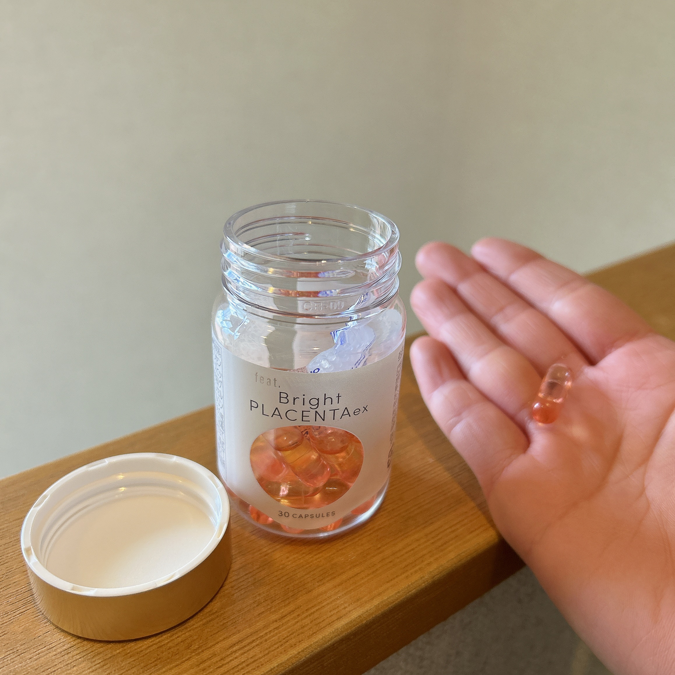 フィート ブライト プラセンタ エクソソーム【栄養機能食品 (ビタミンE)】/Feat./美容サプリメントを使ったクチコミ（2枚目）