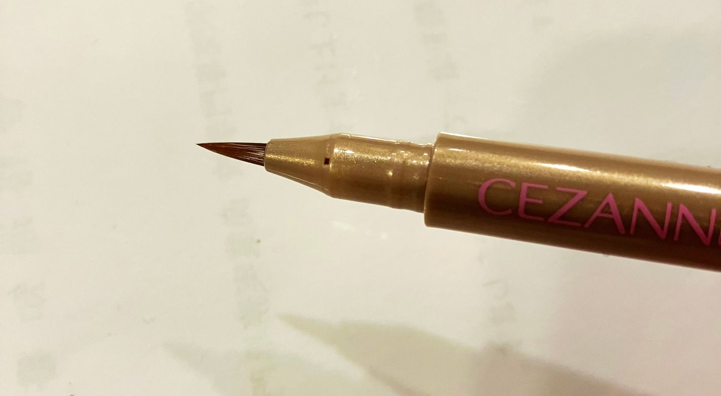 描くふたえアイライナー/CEZANNE/リキッドアイライナーを使ったクチコミ(3枚目)