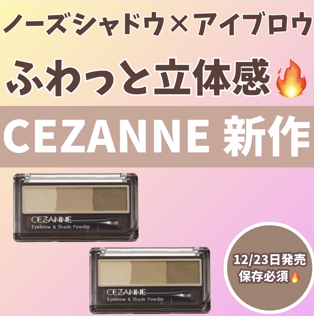 アイブロウ&シェードパウダー/CEZANNE/パウダーアイブロウを使ったクチコミ（1枚目）