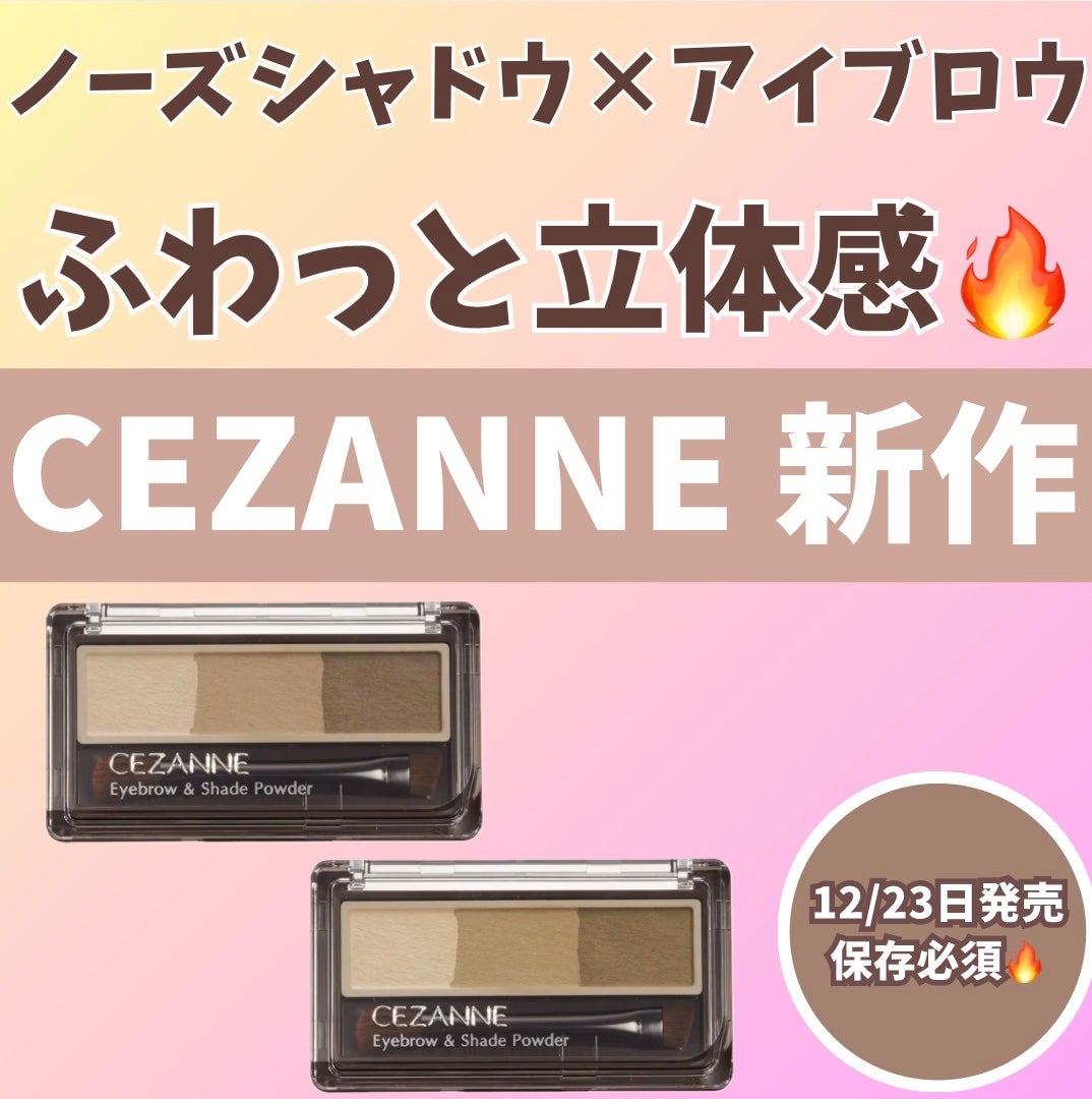 アイブロウ&シェードパウダー/CEZANNE/パウダーアイブロウを使ったクチコミ(1枚目)