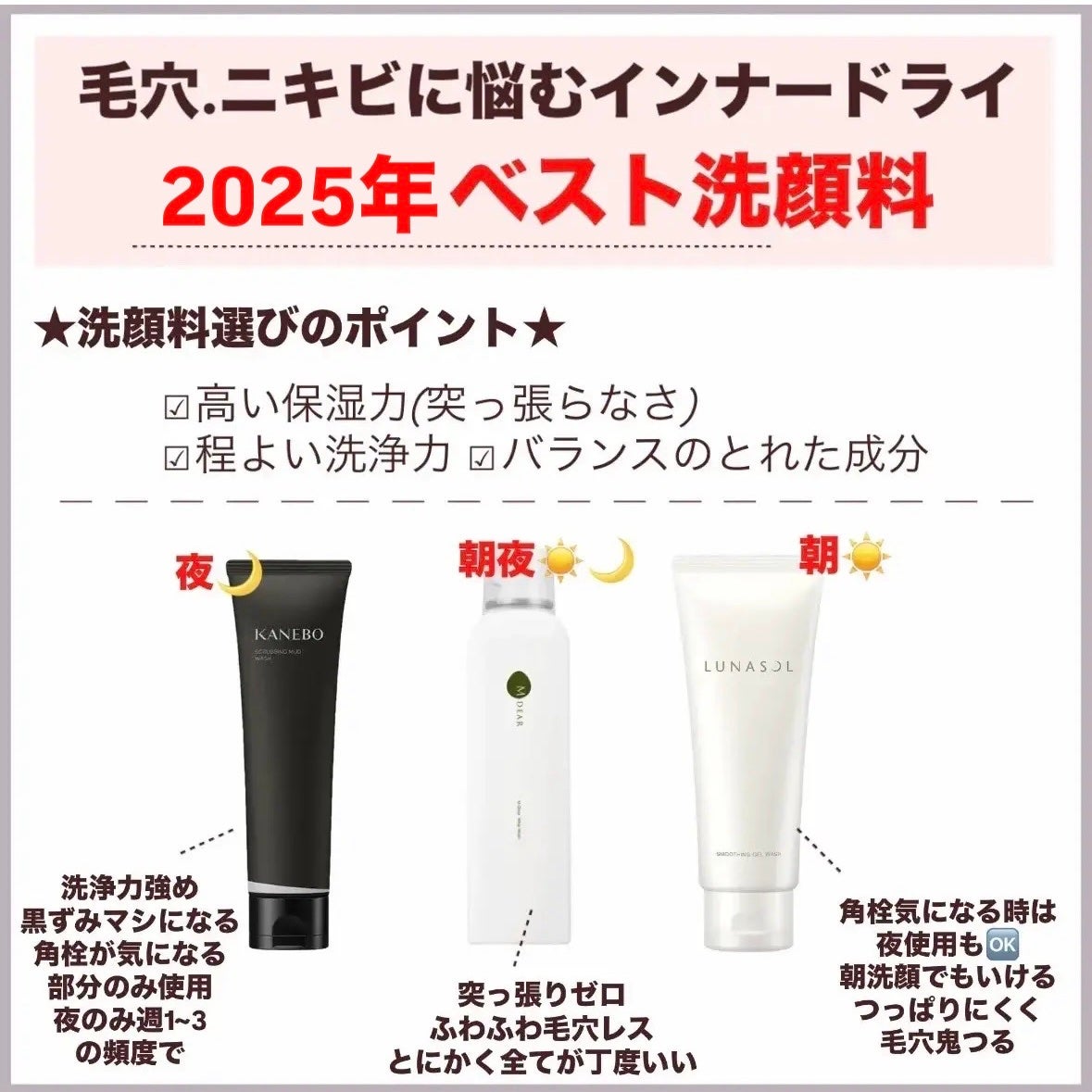 スムージングジェルウォッシュ/LUNASOL/その他洗顔料を使ったクチコミ(5枚目)