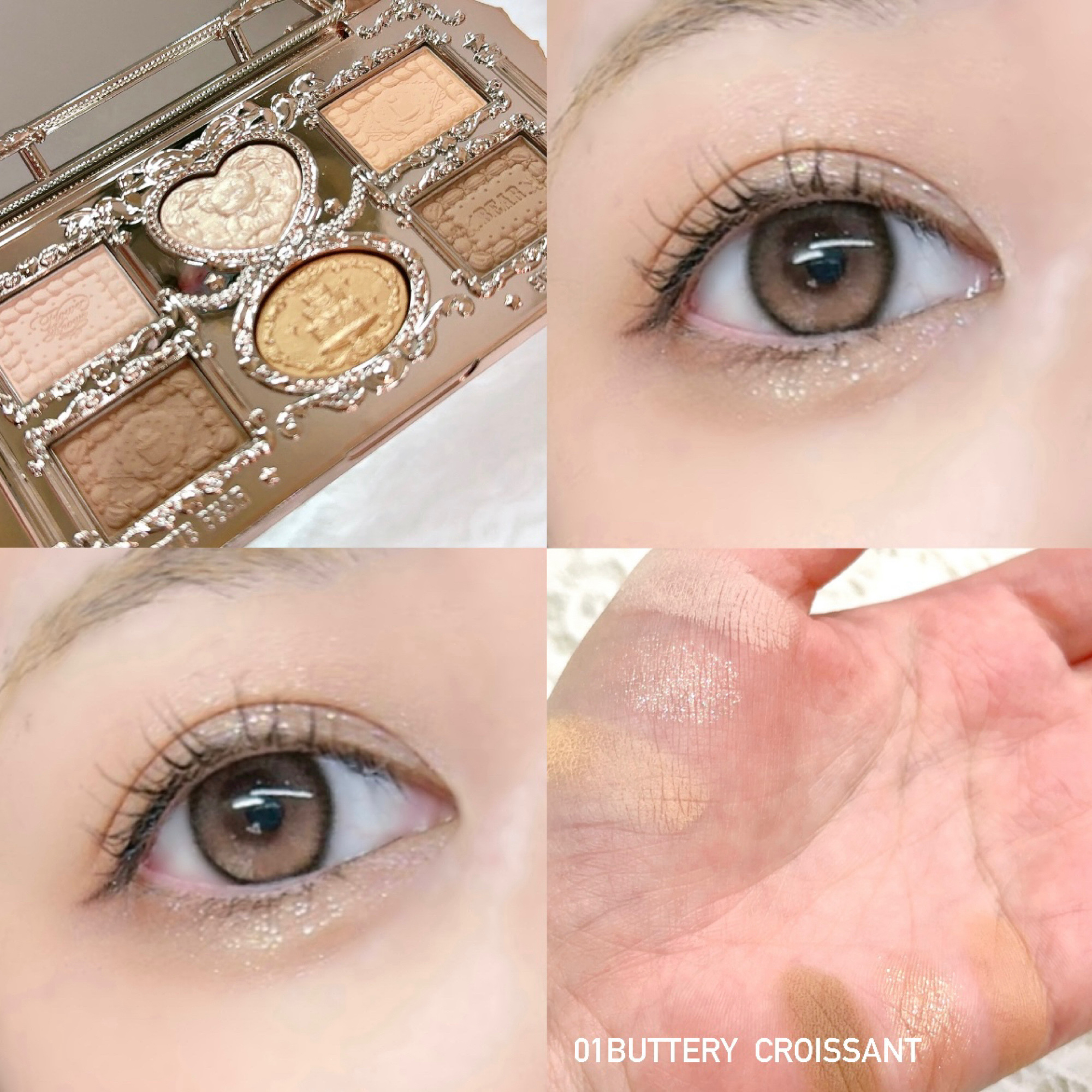 スウィーティーベア コレクション アイシャドウパレット/FlowerKnows/アイシャドウパレットを使ったクチコミ（2枚目）