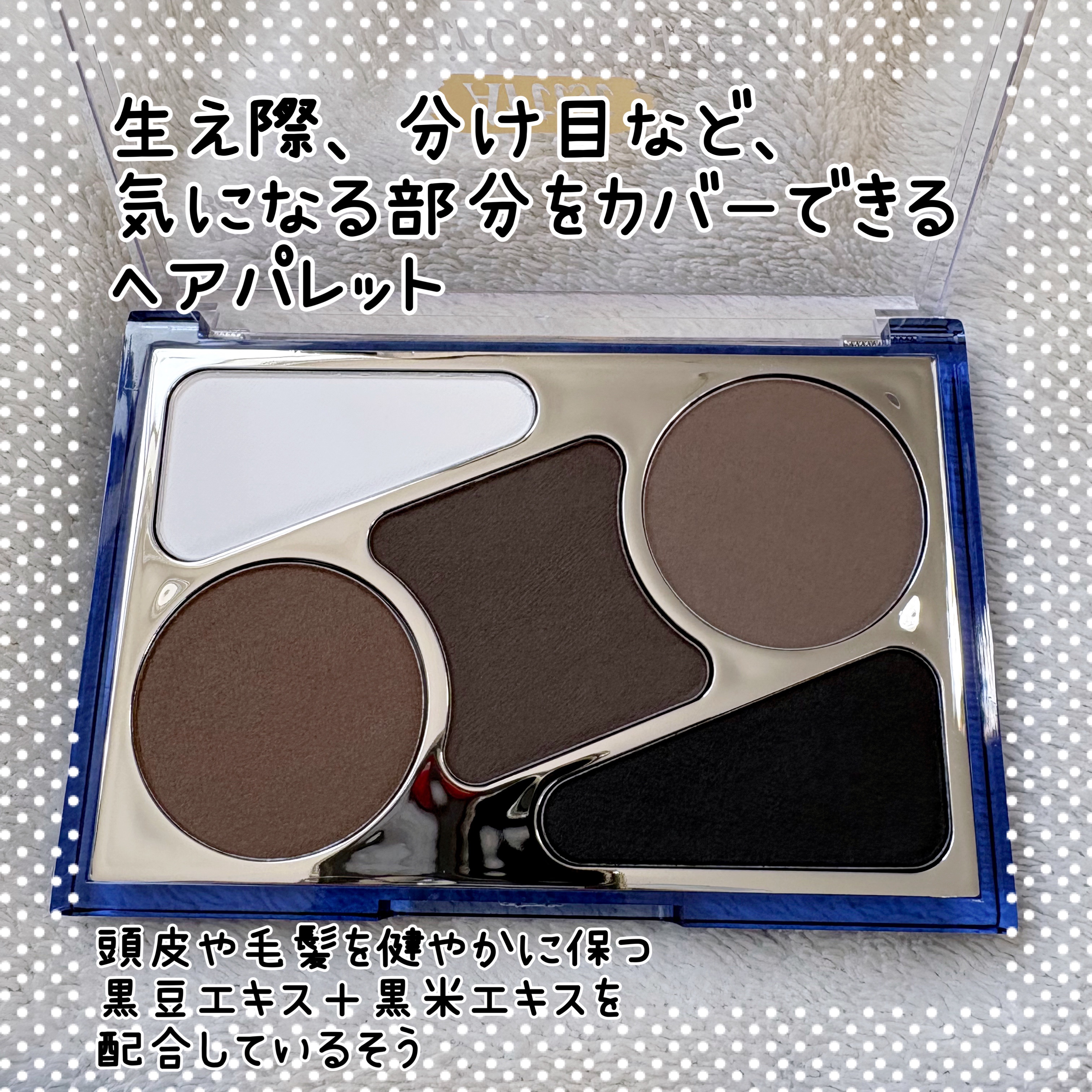  ヘアコンシーラーパレット&アーティスト デュアルブラシ/odiD/その他スタイリングを使ったクチコミ（2枚目）