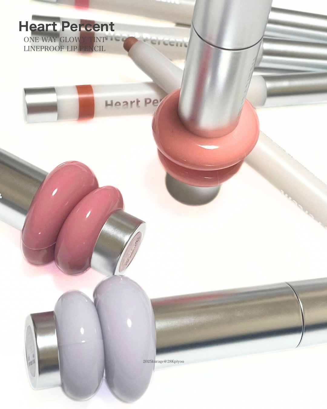 ドットオンムードワンウェイグロイティント/Heart Percent/リップティントを使ったクチコミ（2枚目）
