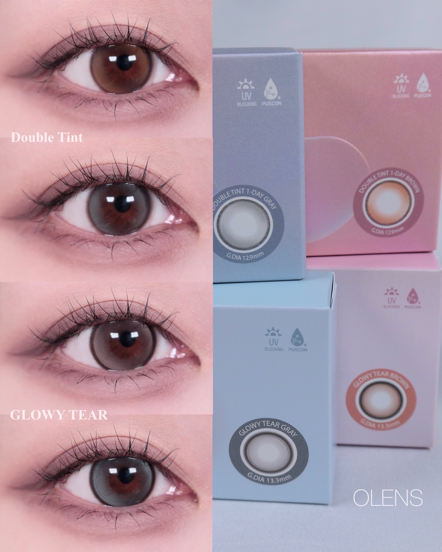 Glowy Tear 1day/OLENS/ワンデー（１DAY）カラコンを使ったクチコミ（1枚目）