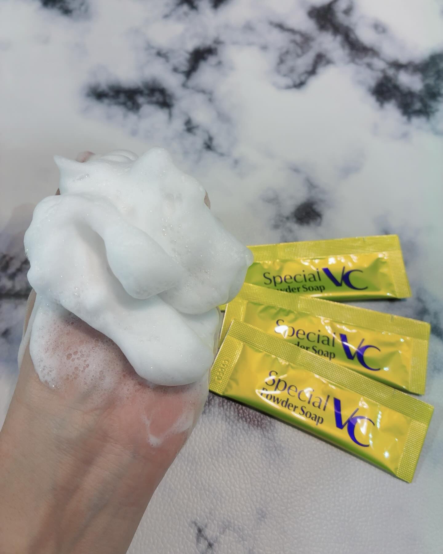 スペシャルパウダーソープＶＣ/Cure/洗顔パウダーを使ったクチコミ（3枚目）