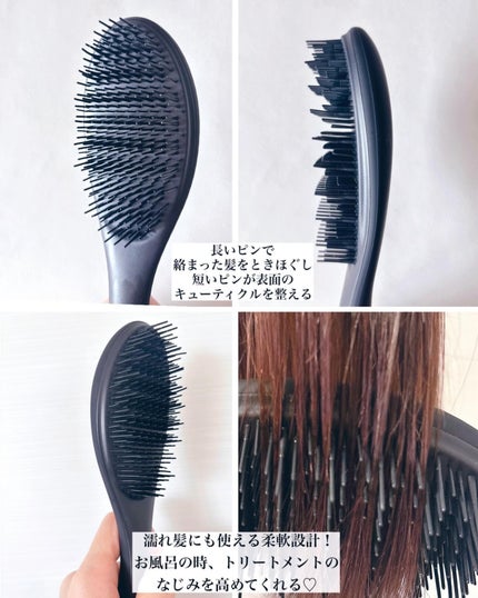 87saku ハナサク デタングリングブラシ/87saku/ヘアブラシを使ったクチコミ(2枚目)