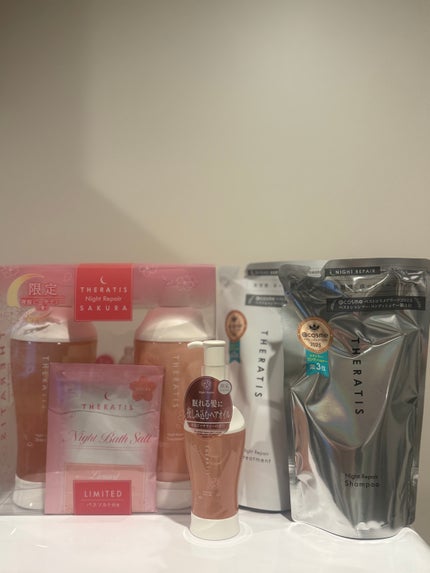 セラティス ナイトリペア ペアセット/サクラ/THERATIS/その他キットセットを使ったクチコミ(2枚目)