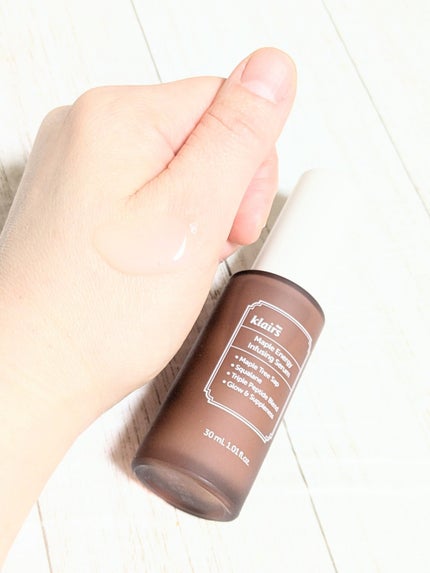 Klairs メープル毛穴シロップセラムのクチコミ「☆PR済み
Klairs
メープル毛穴シロップセラム
今回は使いきった感想です✨
伸びが.....」(2枚目)