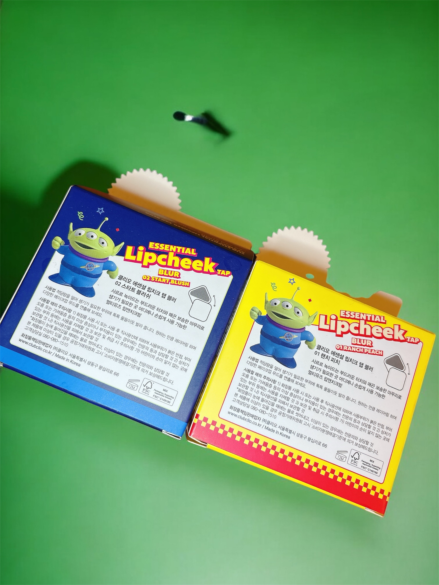 エッセンシャルリップチークタップブラー 02 START BLUSH（スタートブラッシュ）/CLIO/ジェル・クリームチークを使ったクチコミ（2枚目）