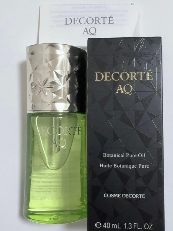 DECORTÉ AQ ボタニカル ピュアオイルのクチコミ「DECORTÉ　AQ ボタニカル ピュアオイル

【使った商品】
DECORTÉ
AQ ボタニ.....」（1枚目）