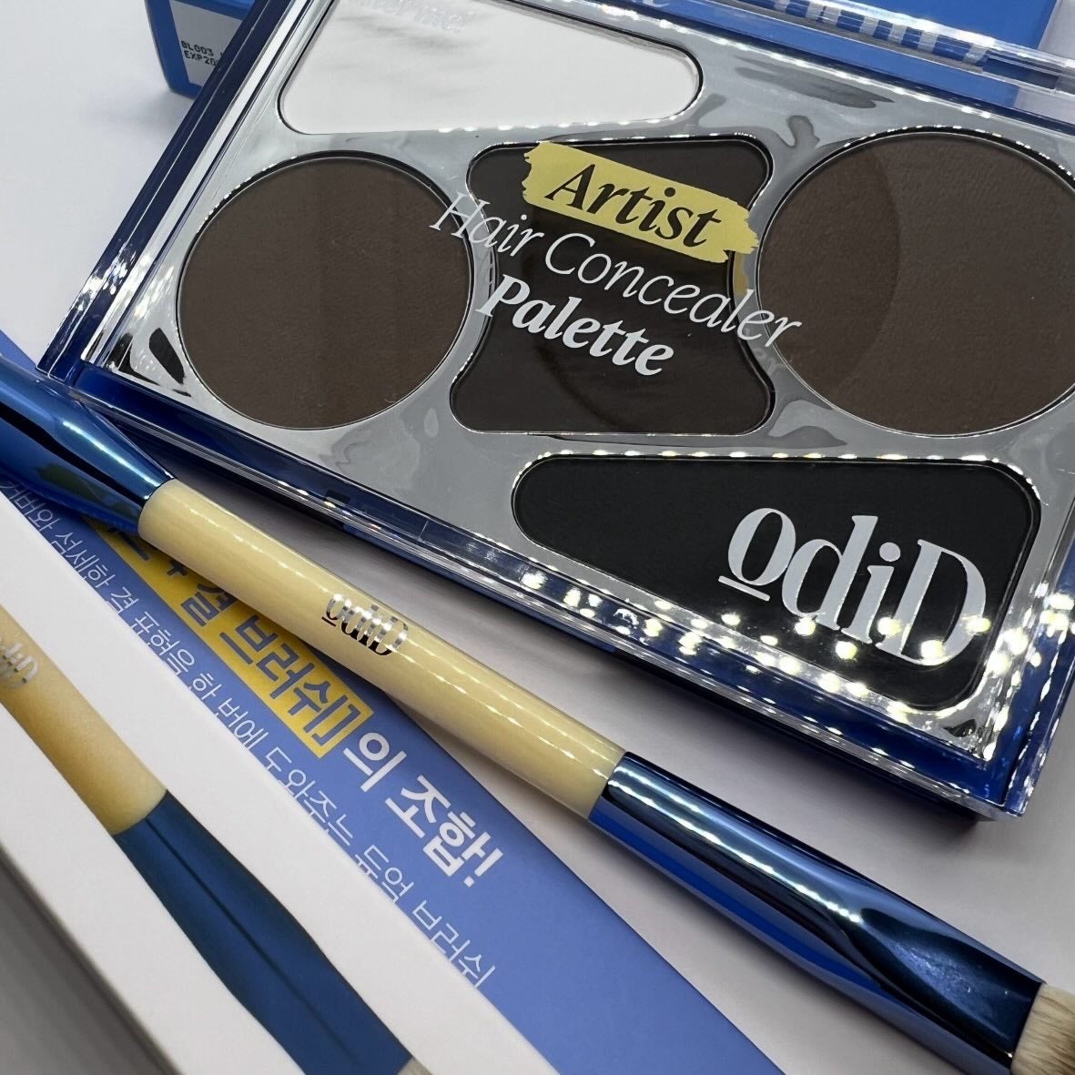 ヘアコンシーラーパレット&アーティスト デュアルブラシ/odiD/その他スタイリングを使ったクチコミ(1枚目)