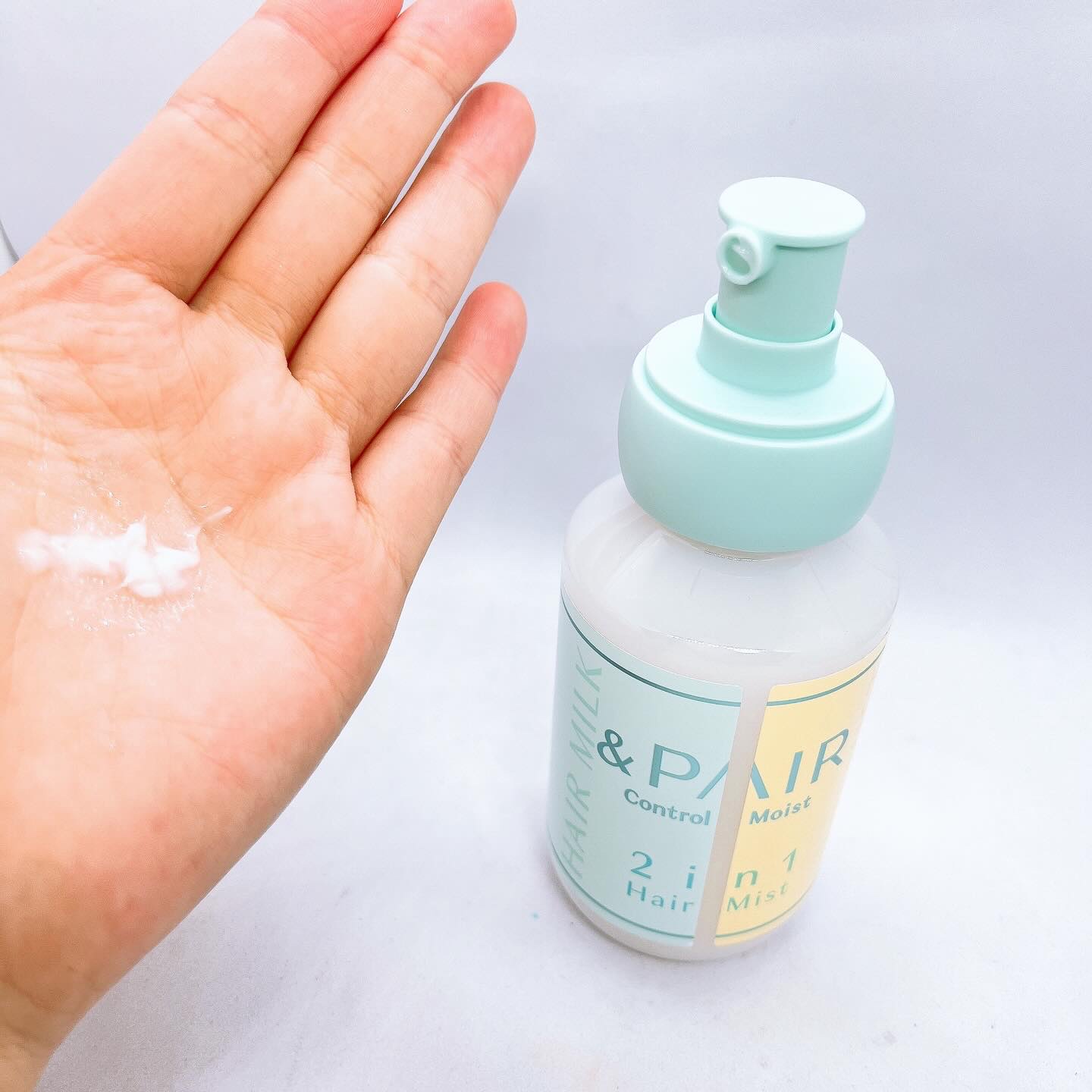 アンドペア コントロール モイスト 2in1 ヘアミルクミスト/&PAIR/ヘアミストを使ったクチコミ（2枚目）