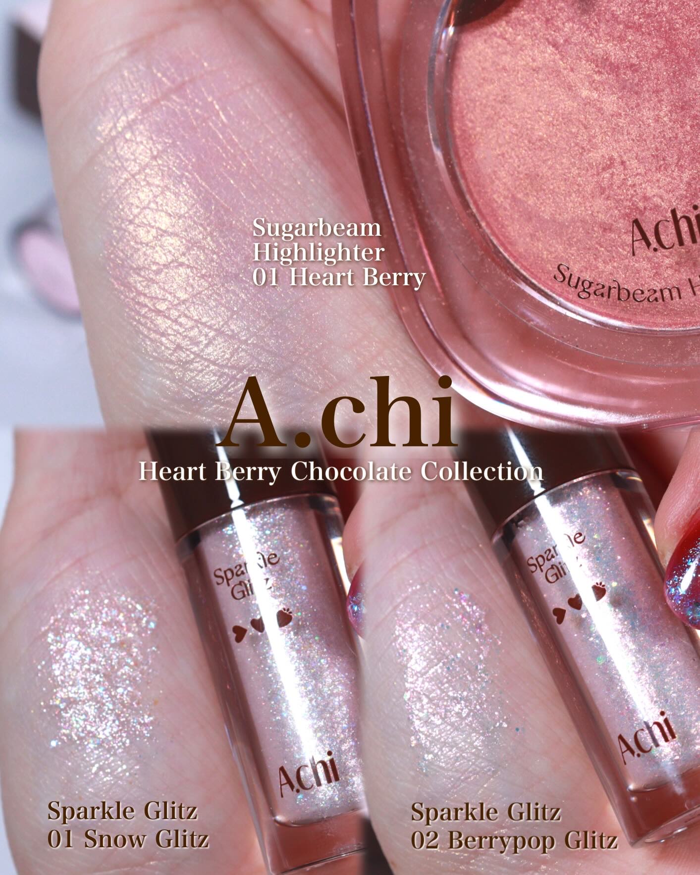 シュガービームハイライター/A.chi/パウダーハイライトを使ったクチコミ（3枚目）