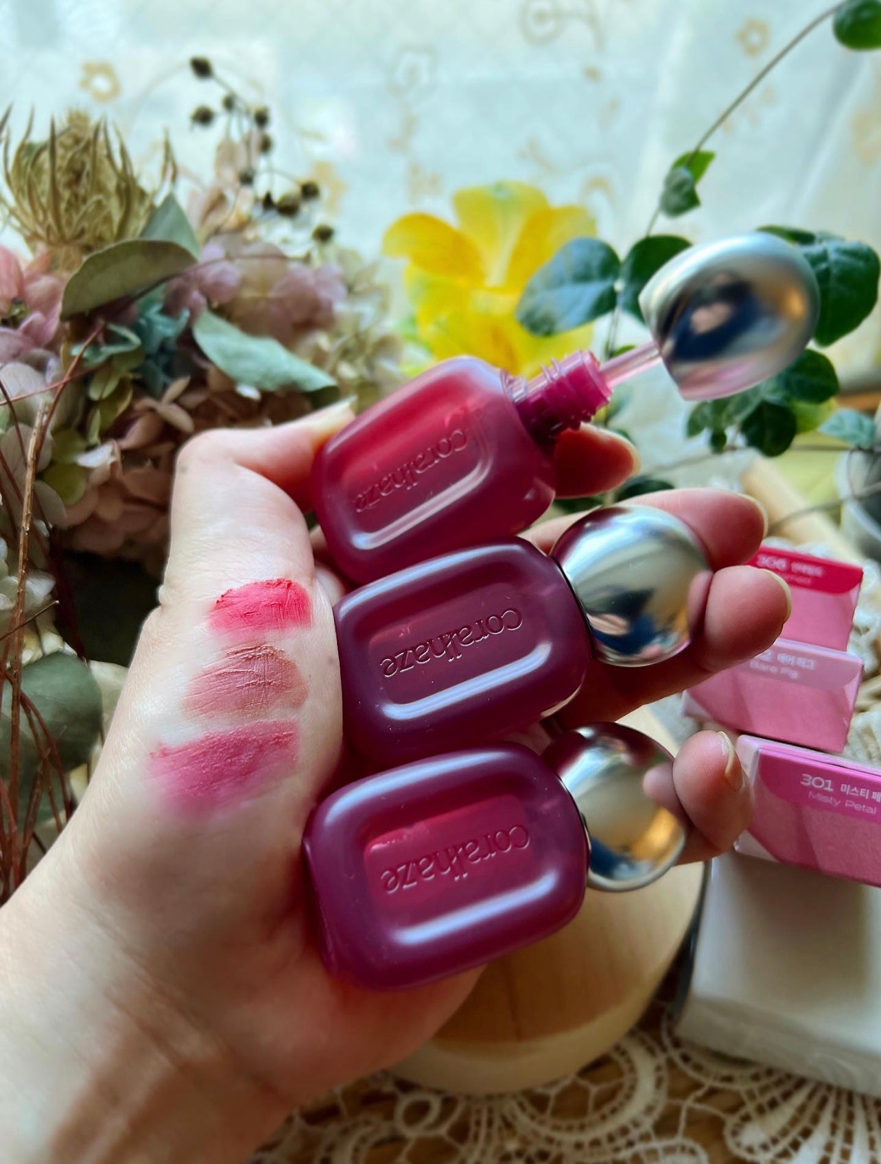 ベア ベルベット ティント/Coralhaze/リップティントを使ったクチコミ(3枚目)