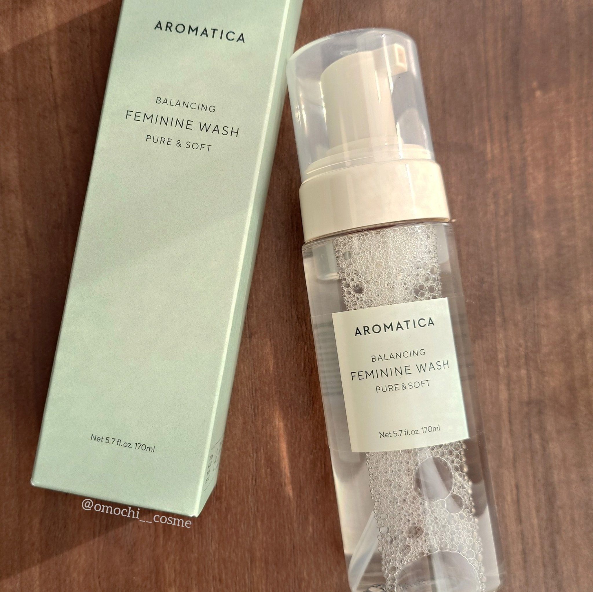 ピュア＆ソフトフェミニンウォッシュ /AROMATICA/デリケートゾーンケアを使ったクチコミ（2枚目）