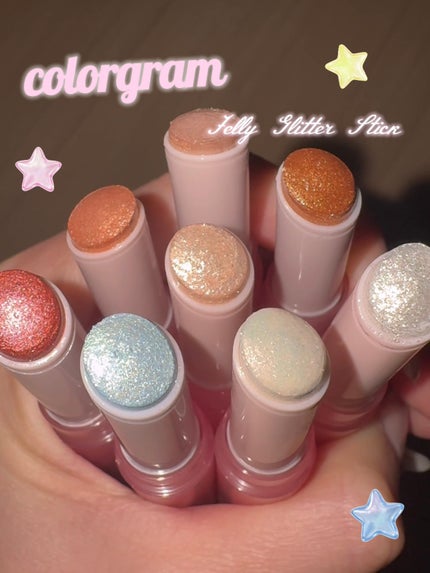 カラーグラム ぷるんジェリービームスティック 05 ときめきピンク/Colorgram/グリッターの画像