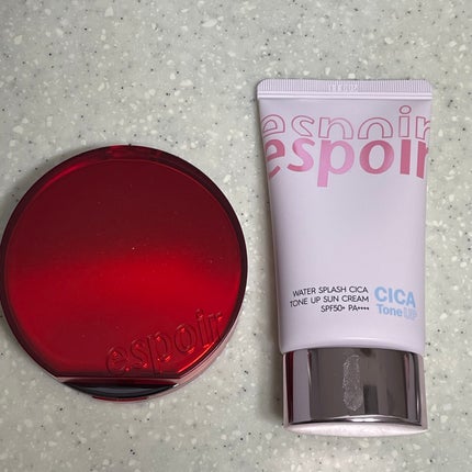 ウォータースプラッシュシカトーンアップクリーム/espoir/化粧下地を使ったクチコミ(1枚目)