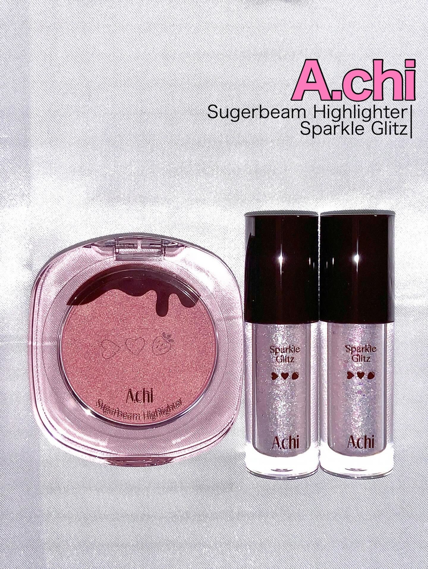 シュガービームハイライター/A.chi/パウダーハイライトを使ったクチコミ（1枚目）
