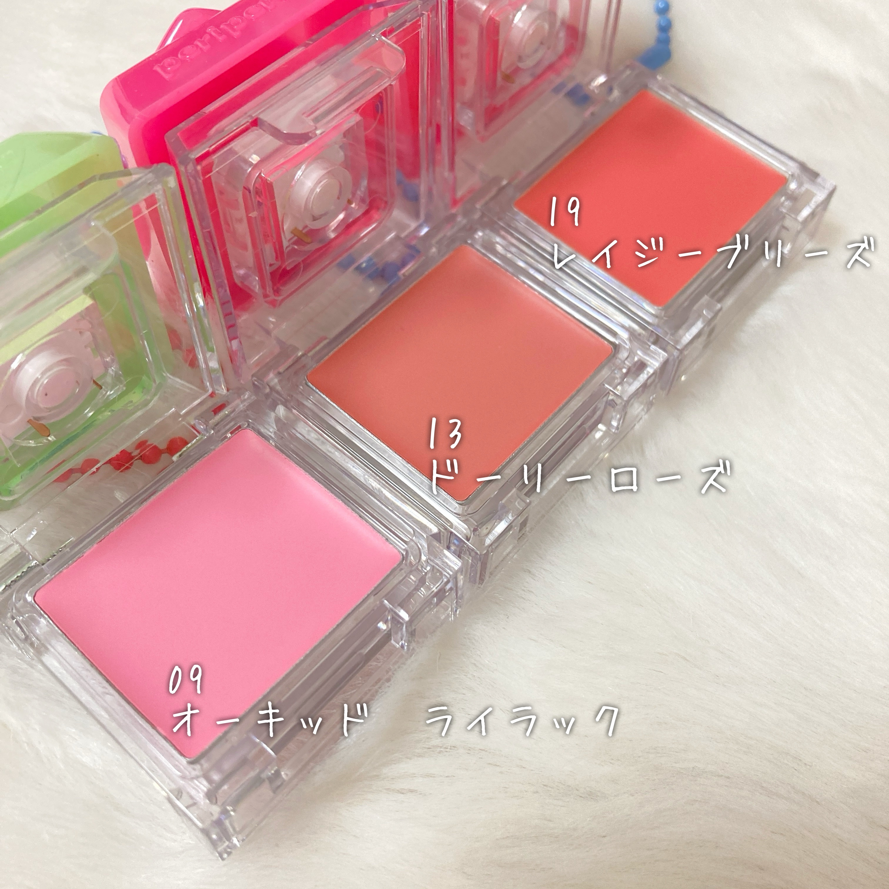 ペリペラ トック ブラッシュ キーキャップ/PERIPERA/パウダーチークを使ったクチコミ（2枚目）