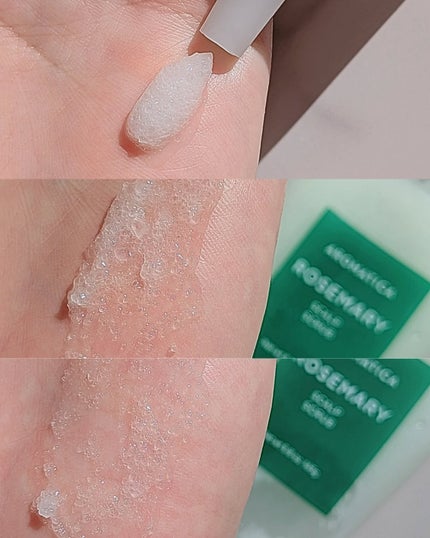 ローズマリー スカルプ スクラブ/AROMATICA/ヘッドスクラブを使ったクチコミ(3枚目)