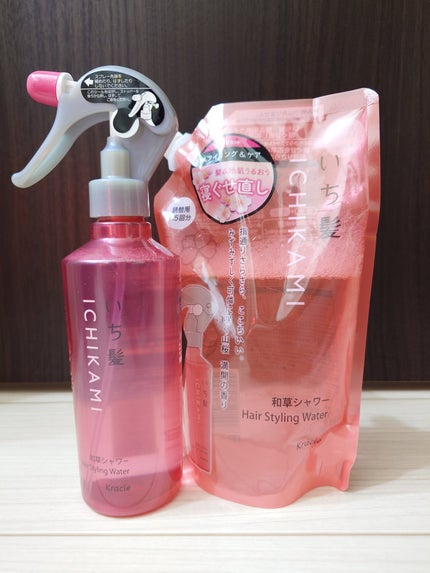髪&地肌うるおう寝ぐせ直し和草シャワー/いち髪/ヘアミストを使ったクチコミ(1枚目)
