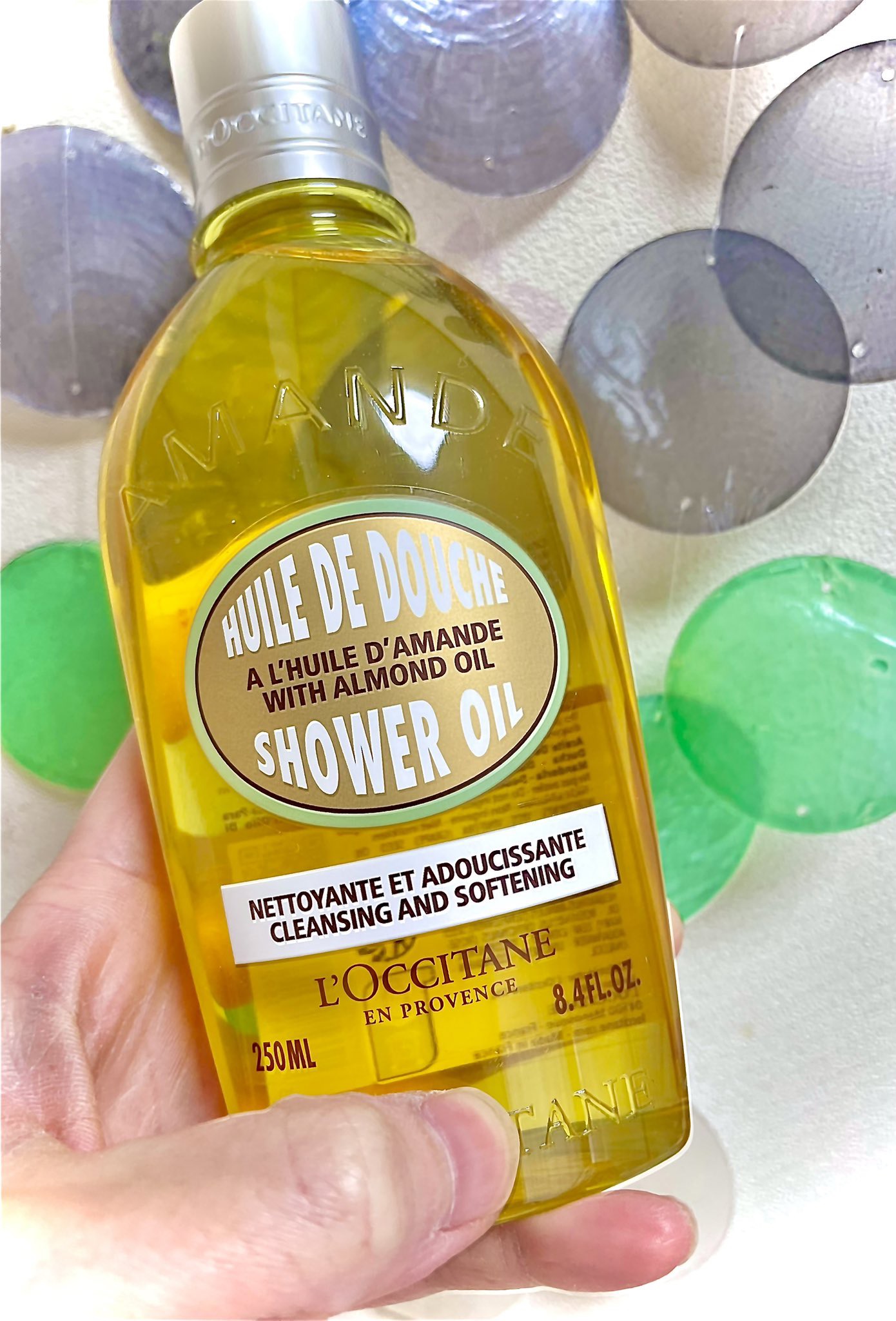 アーモンド モイスチャライジングシャワーオイル/L'OCCITANE/ボディソープを使ったクチコミ（1枚目）