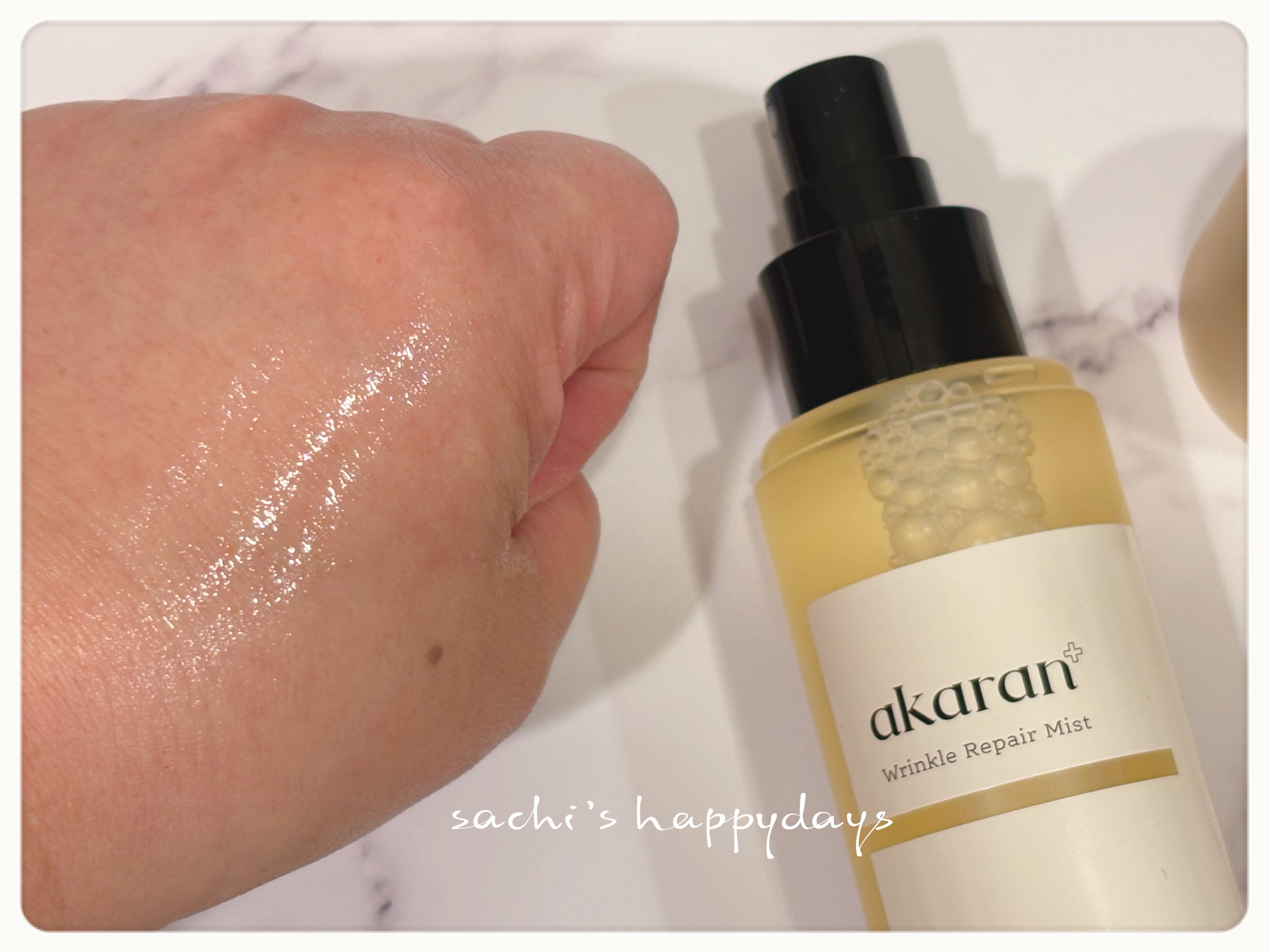 リンクルリペアミスト/akaran+/ミスト状化粧水を使ったクチコミ（3枚目）