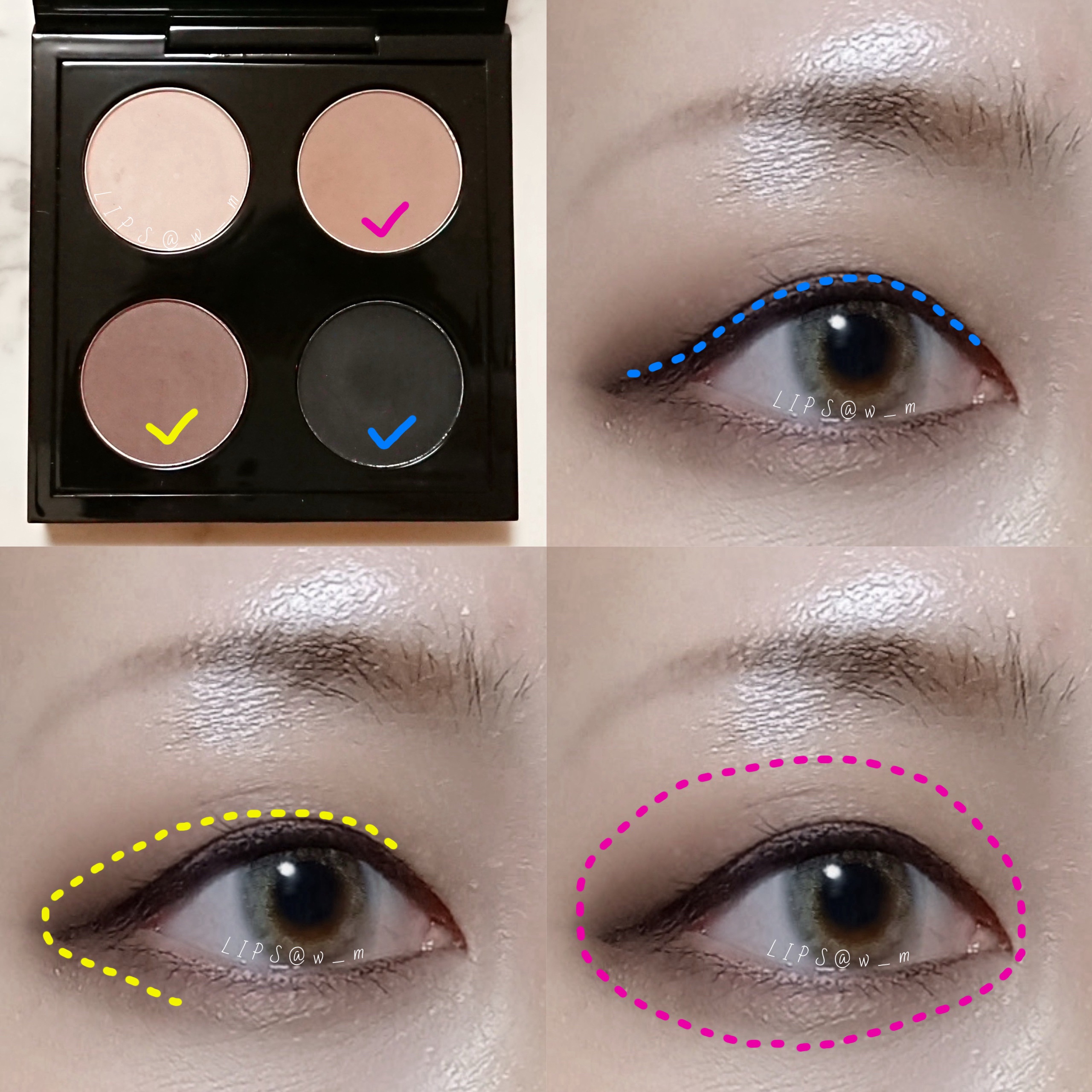 スモール アイシャドウ×4/M・A・C/アイシャドウパレットを使ったクチコミ（2枚目）