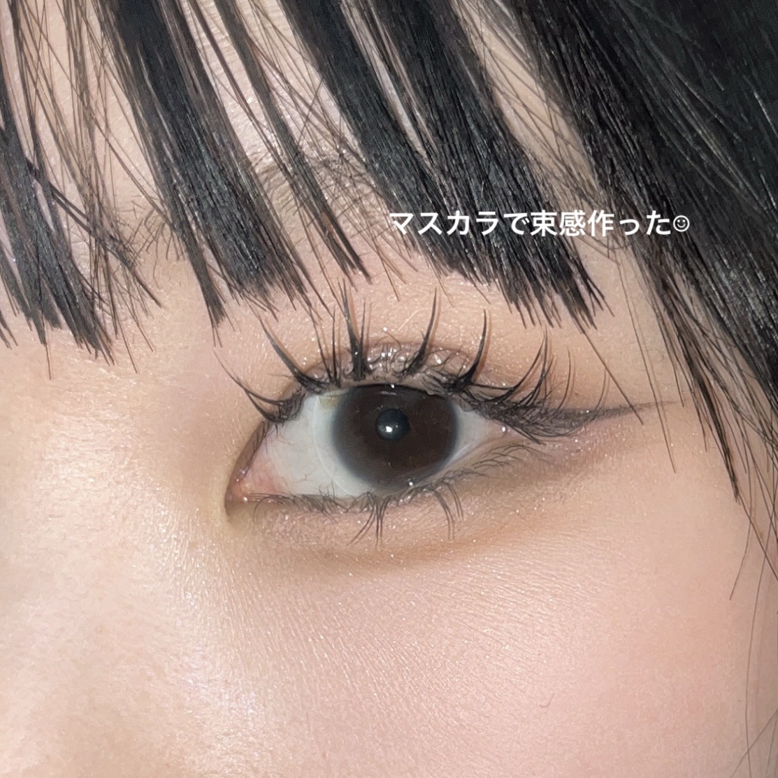 「塗るつけまつげ」ロングタイプ ブラック/デジャヴュ/マスカラを使ったクチコミ（1枚目）