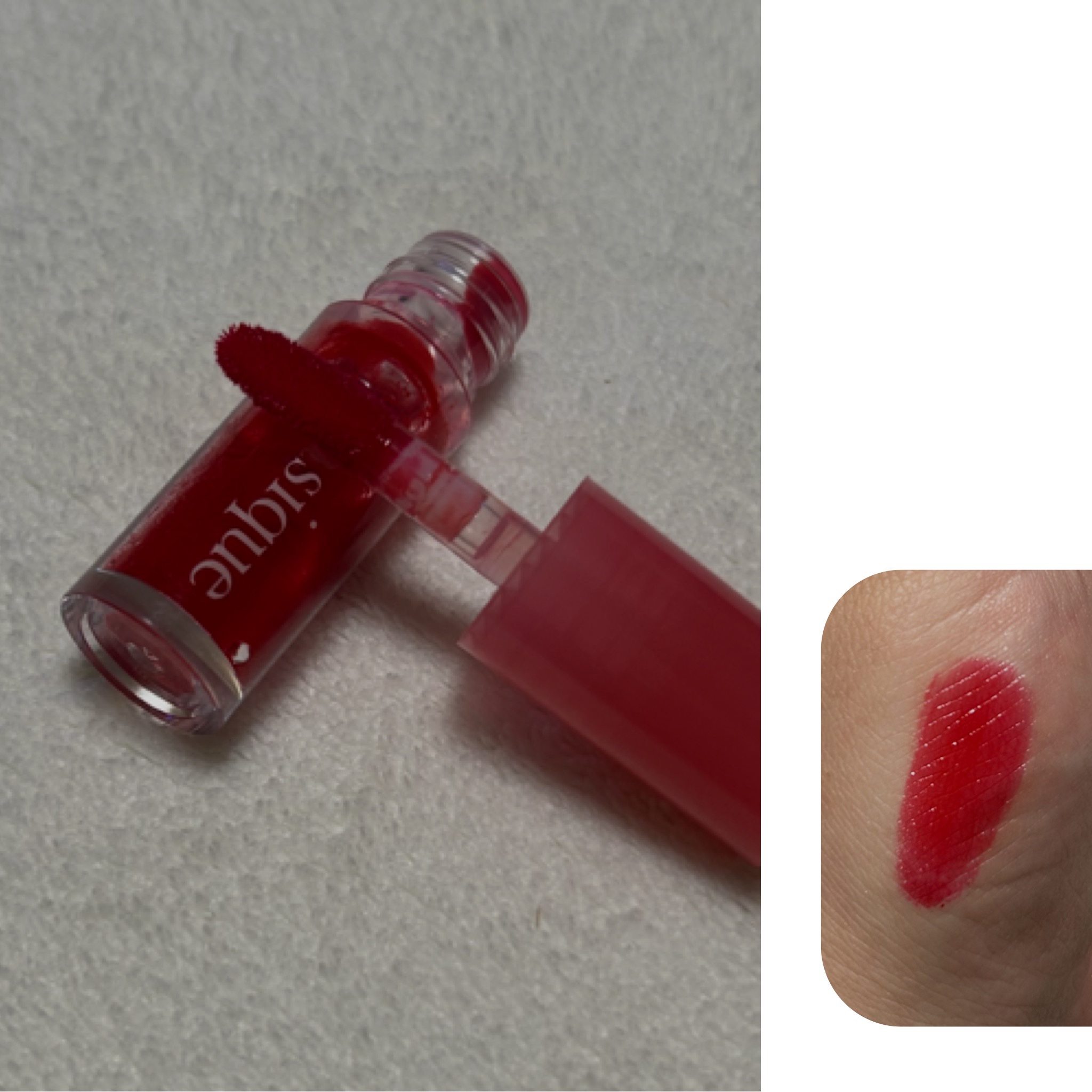 ジューシーデュイティント/dasique/リップティントを使ったクチコミ（2枚目）