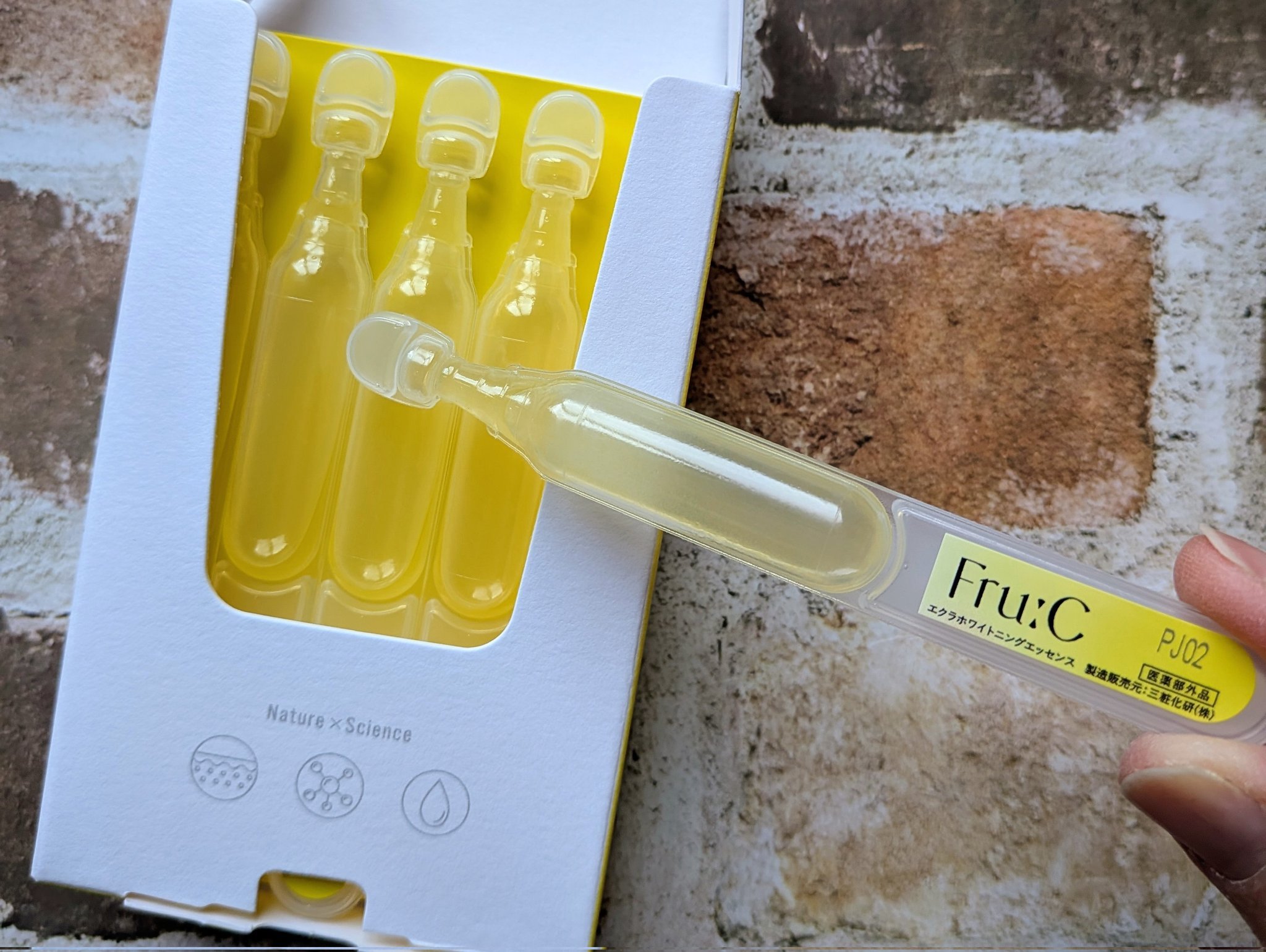 Fru:C ビタミンドロップ 5days（1ml×5包）/Fru:C/美容液を使ったクチコミ（2枚目）