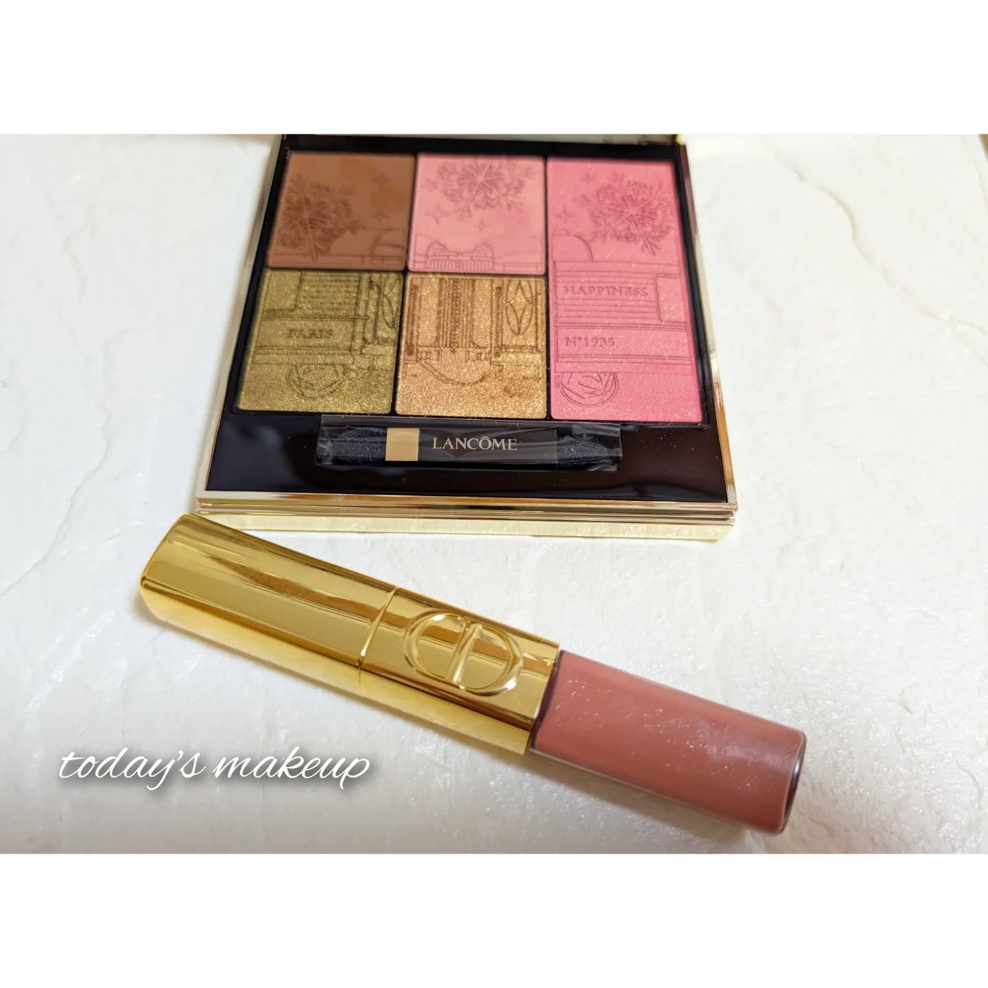 ルージュ ディオール シークイン リキッド デュオ（ホリデーコレクション 2025 限定品）/Dior/口紅・グロス・リップライナー・リップケアを使ったクチコミ（1枚目）