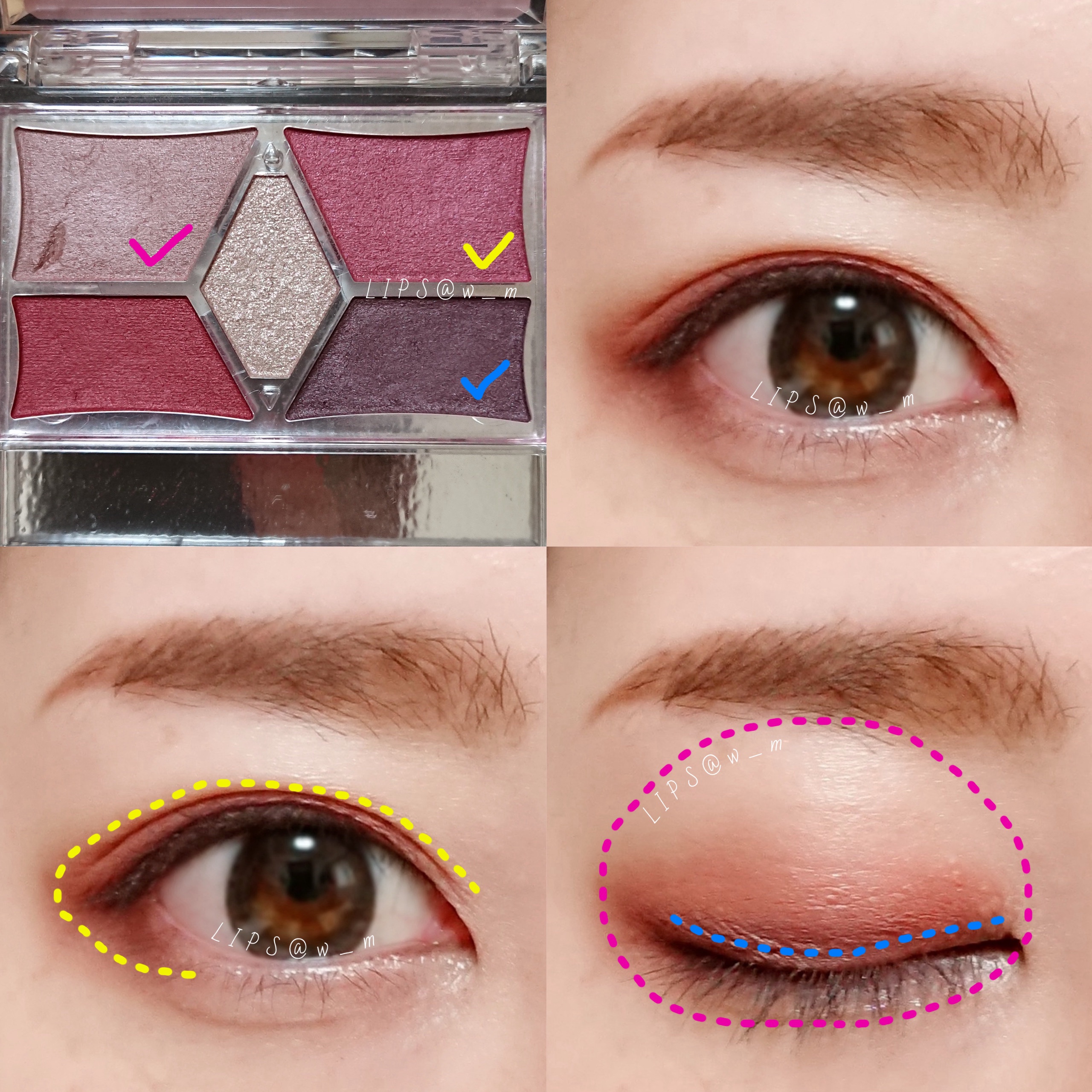 【旧品】パーフェクトスタイリストアイズ No.14 アンティークルビー/キャンメイク/アイシャドウパレットを使ったクチコミ（2枚目）