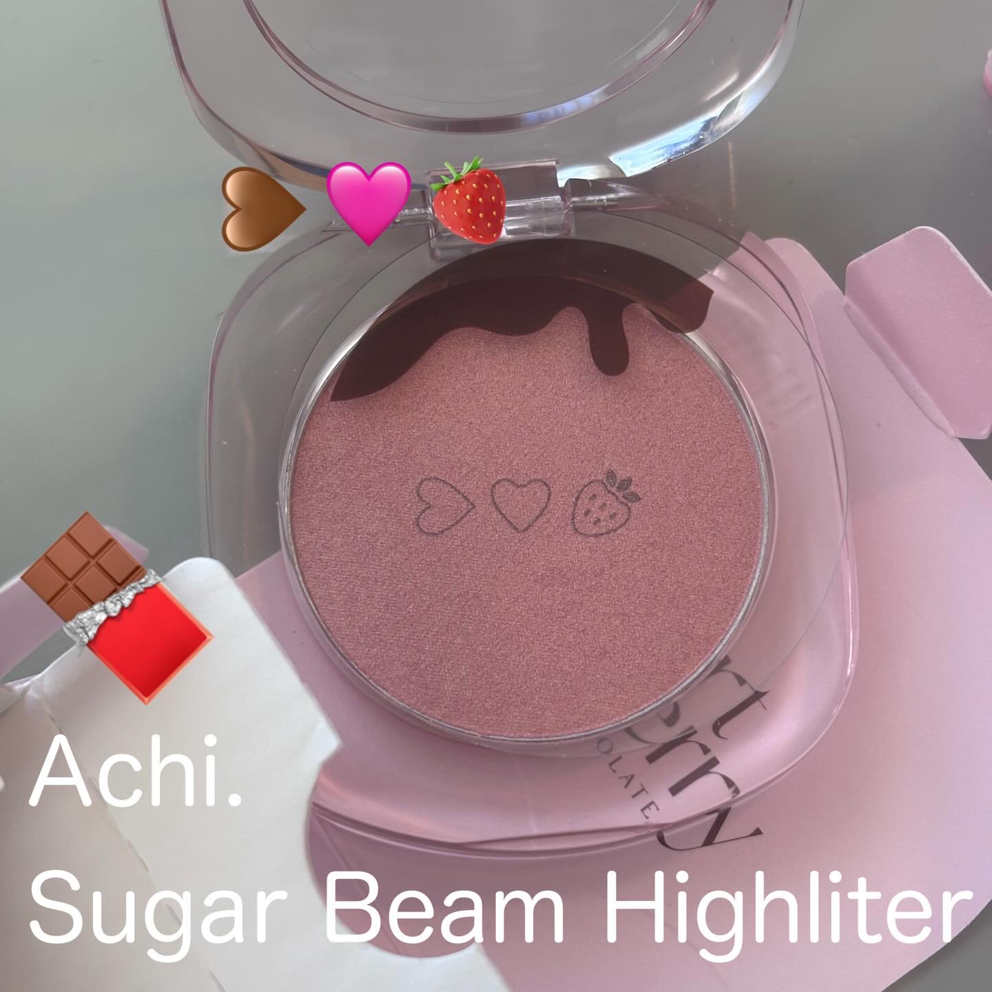 シュガービームハイライター/A.chi/パウダーハイライトを使ったクチコミ（3枚目）