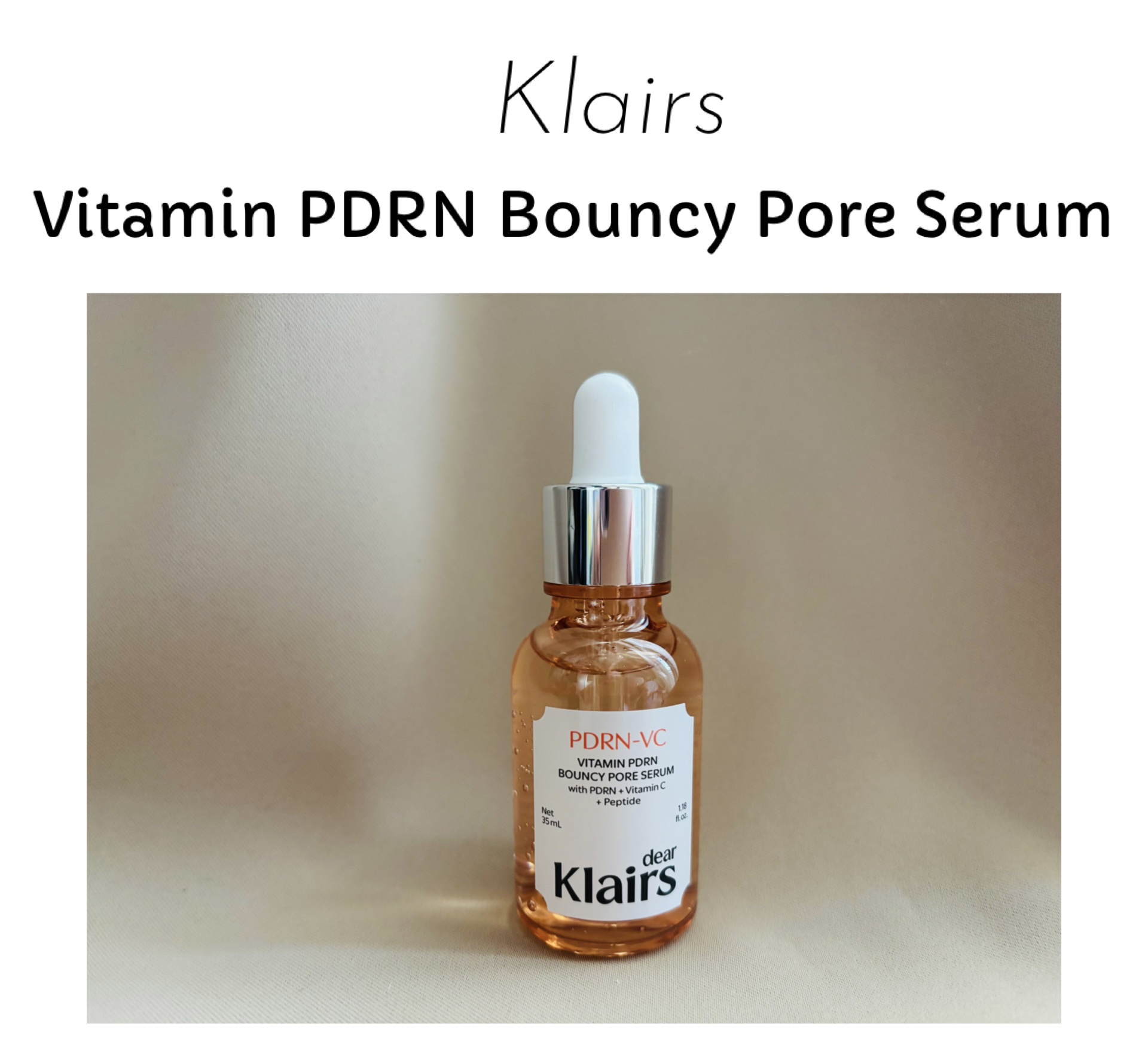 Klairs様より
新製品のPDRNビタペプチド毛穴リペアセラム頂きました✨

🧡ビタミンCとPDRNを組み合わせた独自成分Fullcovery™PDRN-VCを配合
🧡サーモンPDRNと比べて植物性PDRNは多角的にアプローチ

【こ