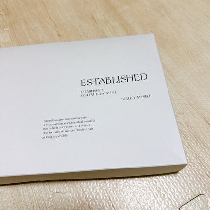 システムトリートメント/ESTABLISHED/ヘアマスク・ヘアパックを使ったクチコミ(3枚目)
