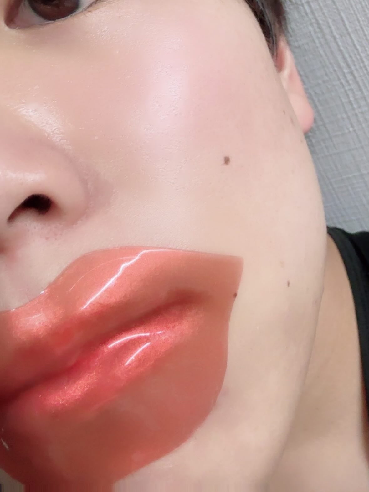 リップマスク ローズ/KOCOSTAR(ココスター)/シートマスク・パックを使ったクチコミ(5枚目)