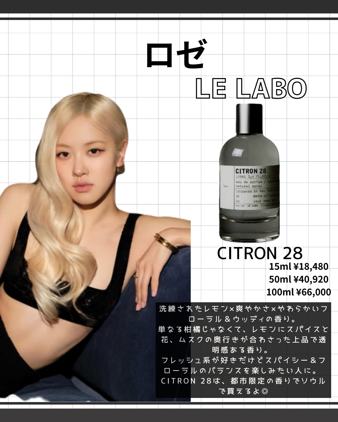 シトロン 28/LE LABO/香水(その他)を使ったクチコミ（3枚目）