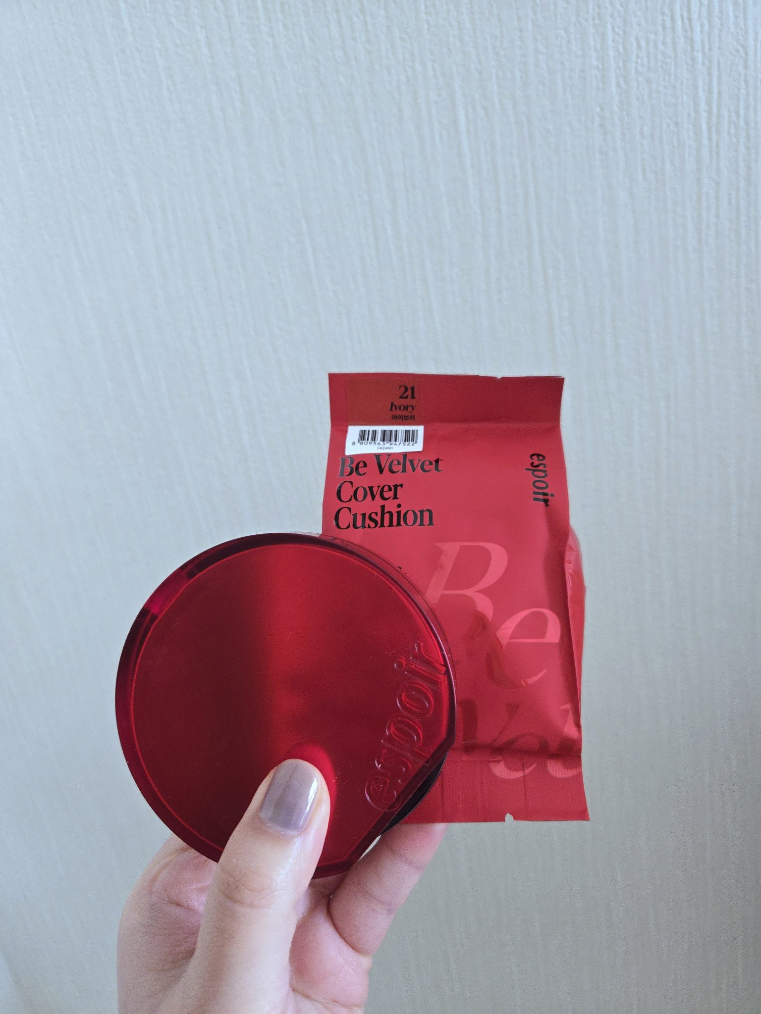 ビーベルベットカバークッション/espoir/クッションファンデーションを使ったクチコミ（1枚目）